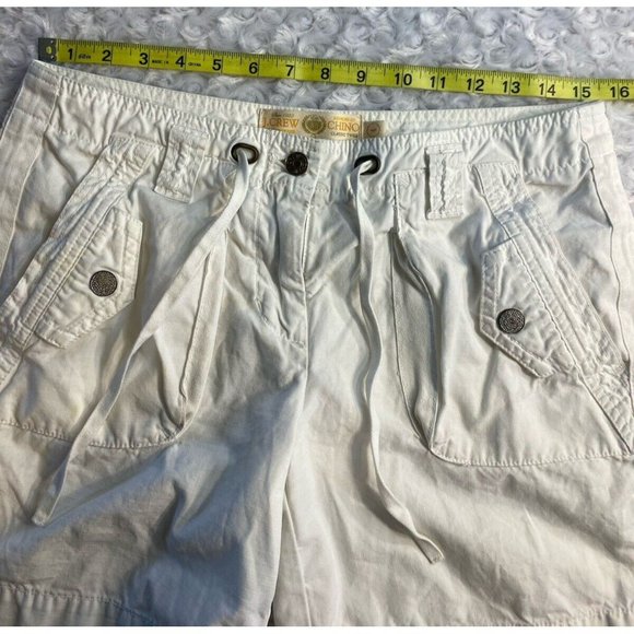 J Crew Weathered Chino Classic Twill White Shorts Size 4 City Fit - Picture 11 of 14